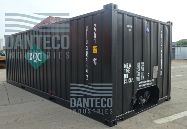 The durable solution for asphalt, bitumen binder storage and heating - Danteco's original Bitucontainer